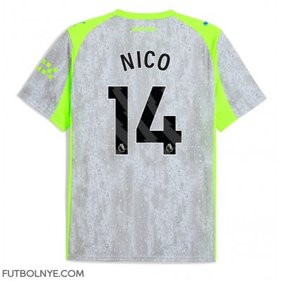 Camiseta Manchester City Nico Gonzalez #14 Tercera Equipación 2025-26 manga corta Camiseta Manchester City Nico Gonzalez #14 Tercera Equipación 2025-26 manga corta